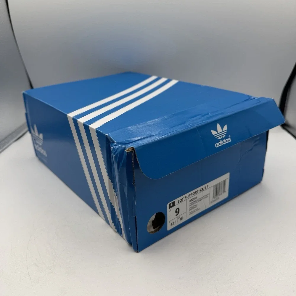 Adidas Originals Equipment EQT Support 93/17 Shoes Mens Sz 9 Wonder Pink Sneaker